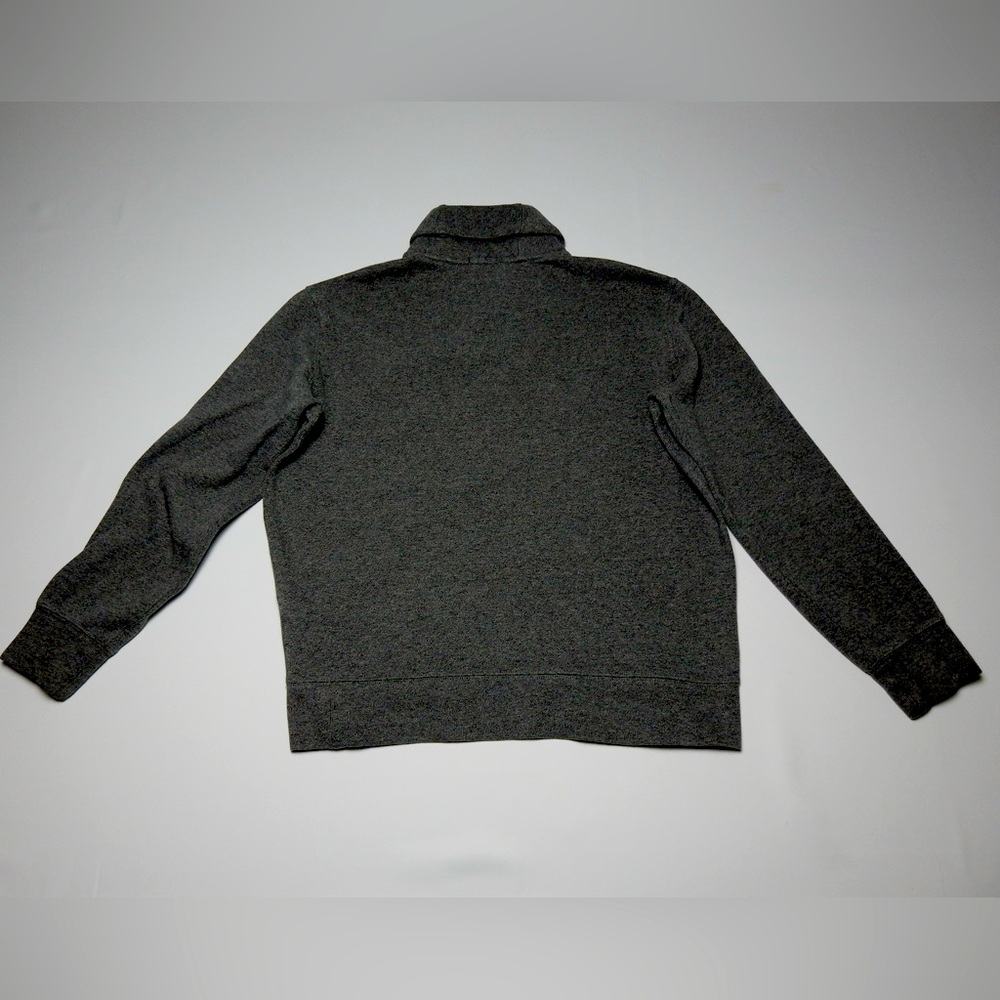 Polo Ralph Lauren Large Heather Gray Luxury Jersey Shawl-Collar Pullover Large - Picture 8 of 9